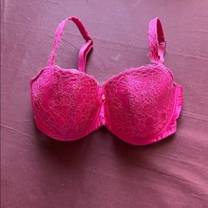 Pink bra